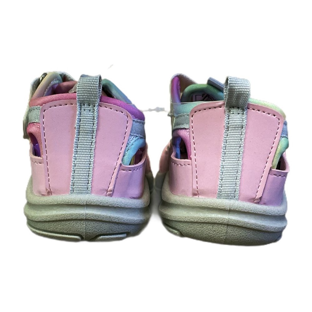 OshKosh B'gosh Girl's Everyplay Flexible Outsole Bump Toe Sandals Rainbow Sz 7 - Picture 3 of 3